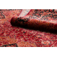 ORIENT Y307 carpet burgundy / black Frame, classic, ornament, with fringes