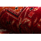 ORIENT Y307 teppe burgunder / svart Ramme, klassisk, ornament, med frynser