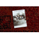 ORIENT Y307 carpet burgundy / black Frame, classic, ornament, with fringes