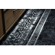 ANDRE 1010 washing carpet Frame vintage anti-slip - black / white 
