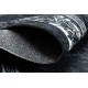 ANDRE 1010 washing carpet Frame vintage anti-slip - black / white 