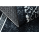 ANDRE 1010 washing carpet Frame vintage anti-slip - black / white 