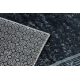 ANDRE 1010 washing carpet Frame vintage anti-slip - black / white 