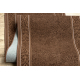 Runner anti-slip ST.TROPEZ Frame gum brown 67cm