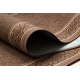 Runner anti-slip ST.TROPEZ Frame gum brown 67cm