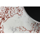 Tappeto ALLURE 1961 Ornamento, telaio - Strutturale, elegante, glamour bianca / rosa