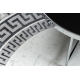 Tappeto ALLURE 1960 cerchio, Chiave greca, telaio - Strutturale, elegante, glamour bianca / grigio