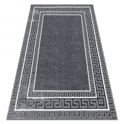 Tapis ALLURE 1960 Clé grecque, cadre - Structurel, élégant, glamour gris