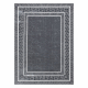 Carpet ALLURE 1960 Greek key, frame - Structural, stylish, glamour grey