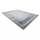 Tapijt ALLURE 1960 Grieks sleutel, frame - Structureel, stijlvol, glamour grijs