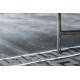 Carpet ALLURE 1960 Greek key, frame - Structural, stylish, glamour grey