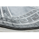 Alfombra ALLURE 1960 Chave grega, marco - Estructural, elegante, glamurosa gris