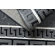 Carpet ALLURE 1960 Greek key, frame - Structural, stylish, glamour grey