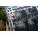 ANDRE 3030 washing carpet Frame vintage anti-slip - black / rust