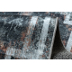 ANDRE 3030 washing carpet Frame vintage anti-slip - black / rust