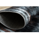 ANDRE 3030 washing carpet Frame vintage anti-slip - black / rust