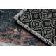 ANDRE 3030 washing carpet Frame vintage anti-slip - black / rust