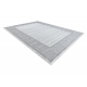 Tappeto ALLURE 8783 Chiave greca, telaio - Strutturale, elegante, glamour grigio chiaro / bianco