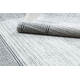 Tappeto ALLURE 8783 Chiave greca, telaio - Strutturale, elegante, glamour grigio chiaro / bianco