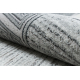 Tappeto ALLURE 8783 Chiave greca, telaio - Strutturale, elegante, glamour grigio chiaro / bianco