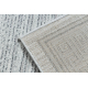 Tappeto ALLURE 8783 Chiave greca, telaio - Strutturale, elegante, glamour grigio chiaro / bianco