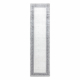 Carpet, runner ALLURE 1960 Greek key, frame - Structural, stylish, glamour white / grey