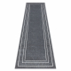 Teppe, loper ALLURE 1960 Gresk nøkkel, ramme – strukturell, stilig, glamour grå
