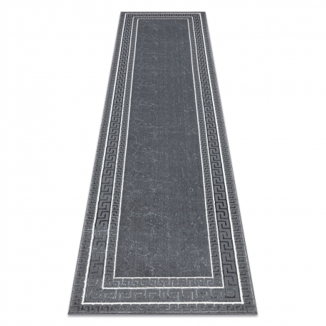 Tappeto, passatoia ALLURE 1960 Chiave greca, telaio - Strutturale, elegante, glamour grigio