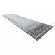 Tappeto, passatoia ALLURE 1960 Chiave greca, telaio - Strutturale, elegante, glamour grigio