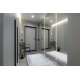 Tappeto, passatoia ALLURE 1960 Chiave greca, telaio - Strutturale, elegante, glamour grigio
