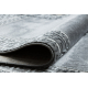 Carpet, runner ALLURE 1960 Greek key, frame - Structural, stylish, glamour grey