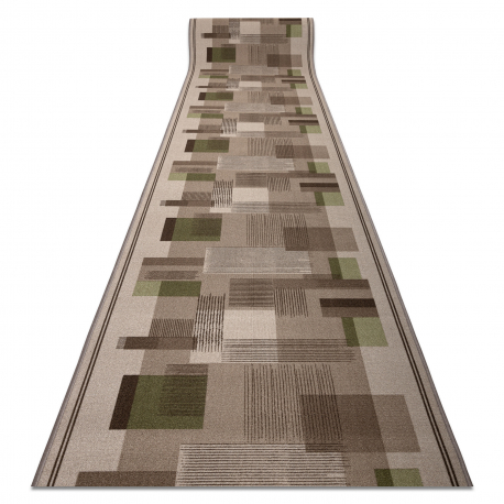 Läufer Antirutsch LISTRA Geometrisch, rutschfest beige 100cm