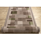 Läufer Antirutsch LISTRA Geometrisch, rutschfest beige 100cm