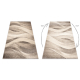 Teppich FUSION 1617 beige / creme - Wellen, modern, abstrakt