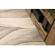 Carpet FUSION 1617 beige / cream - Waves, modern, abstract