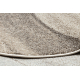 Carpet FUSION 1617 beige / cream - Waves, modern, abstract