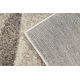 Carpet FUSION 1617 beige / cream - Waves, modern, abstract