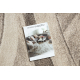 Carpet FUSION 1617 beige / cream - Waves, modern, abstract
