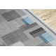 Runner anti-slip LISTRA gum Geometric grey