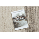 Carpet FUSION 8252 cream / beige - Melange, modern, abstract