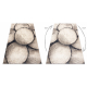 Tappeto FUSION 9612 crema / beige - Albero, Legna, moderno, astratto