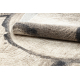 Carpet FUSION 9612 cream / beige - Tree wood, modern, abstract