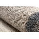 Teppich FUSION 9612 creme / beige - Baum Holz, modern, abstrakt