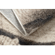 Teppich FUSION 9612 creme / beige - Baum Holz, modern, abstrakt