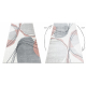 Carpet FUSION 5868 white / dark pink - Lines, modern, abstract