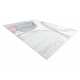 Carpet FUSION 5868 white / dark pink - Lines, modern, abstract