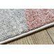 Carpet FUSION 5868 white / dark pink - Lines, modern, abstract