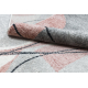 Teppich FUSION 5868 weiß / dunkelrosa - Linien, modern, abstrakt
