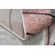 Carpet FUSION 5868 white / dark pink - Lines, modern, abstract
