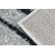 Teppich FUSION 5868 weiß / dunkelrosa - Linien, modern, abstrakt
